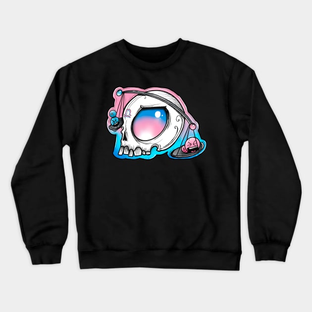 Libra skull Crewneck Sweatshirt by Sing-Toe-Wrote 